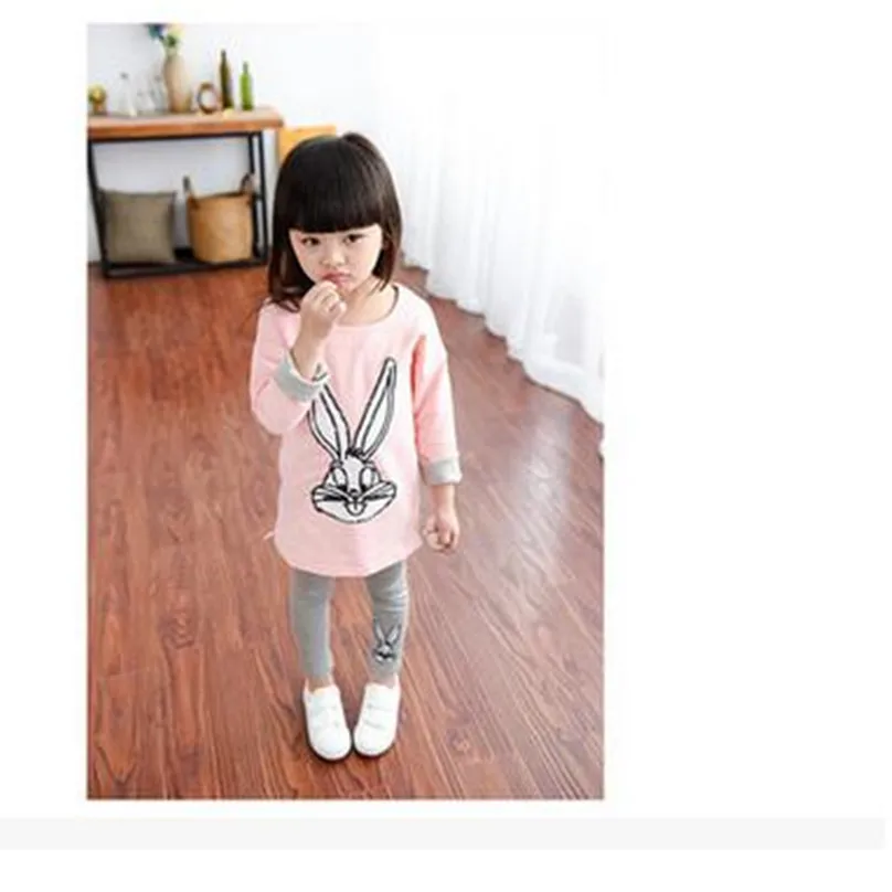 2 шт. весна осень девушки комплект одежды детская одежда костюм Младенца