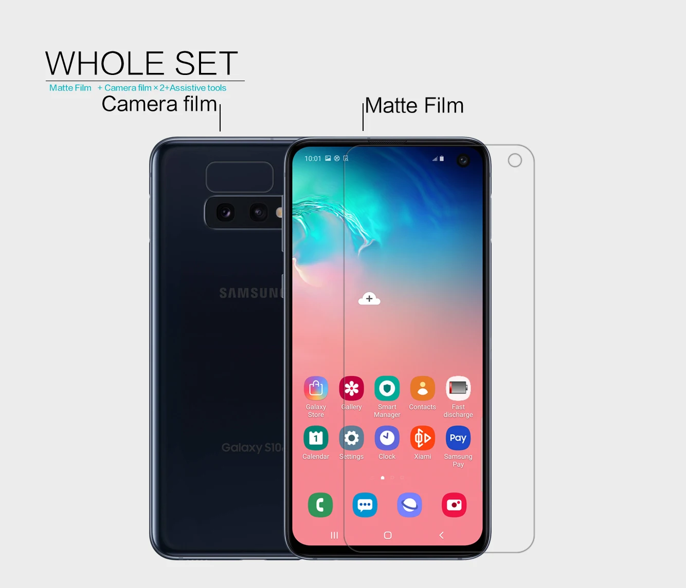 Для Samsung Galaxy s10e Антибликовая Защитная пленка для экрана матовая защитная против