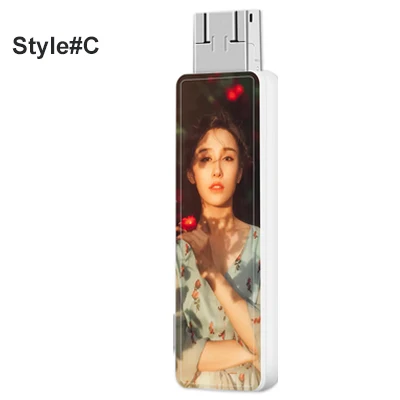 Print Style C 3 в 1 OTG Тип C Флешка 128 Гб 64 ГБ USB флэш-диск usb Тип C 32 Гб Push and Pull для Android студентов день рождения свадебный подарок - Цвет: Print Style C