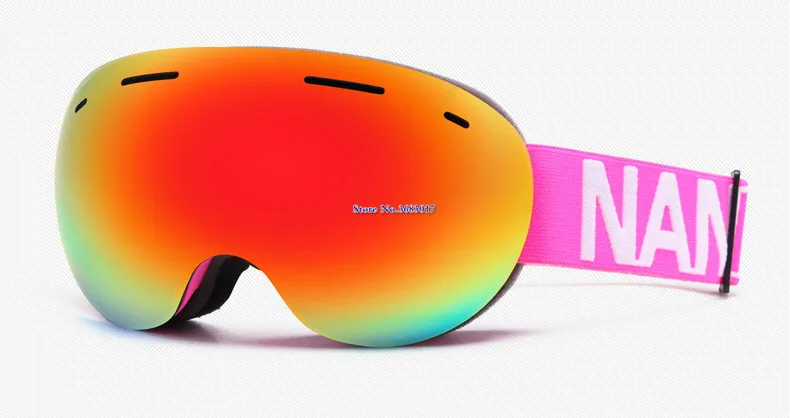 NANDN лыжные очки двойные слои UV400 Анти-туман большой Лыжная маска очки Лыжный Спорт Для мужчин Для женщин Горные лыжи сноуборд очки с Оригинальная коробка