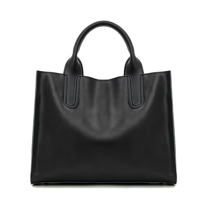 ZKW 2019 Women's Fashion Real Genuine Leather Handbag Brief Bag Cowhide women's Handbags Shoulder Messenger | Багаж и сумки