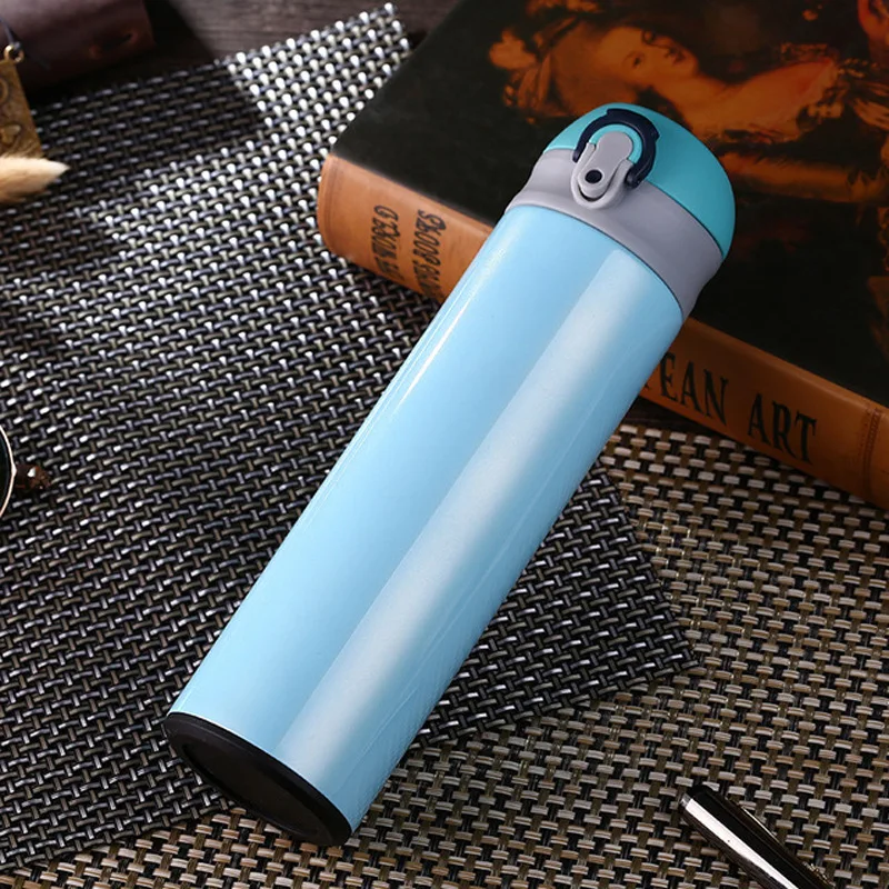 YINUO Hot Bounce Cover Simple Vacuum Stainless Steel Mugs For Boys Girls High-end Gift Cups Quality Durable Wear-resistant | Дом и сад