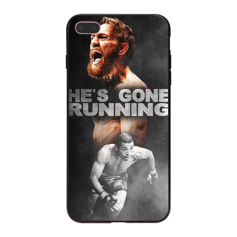 Мягкий чехол из ТПУ MaiYaCa Conor McGregor Irish Fighter для iPhone 8 7 6 6S Plus X 10 5 5S SE 5C|Чехлы-накладки| |