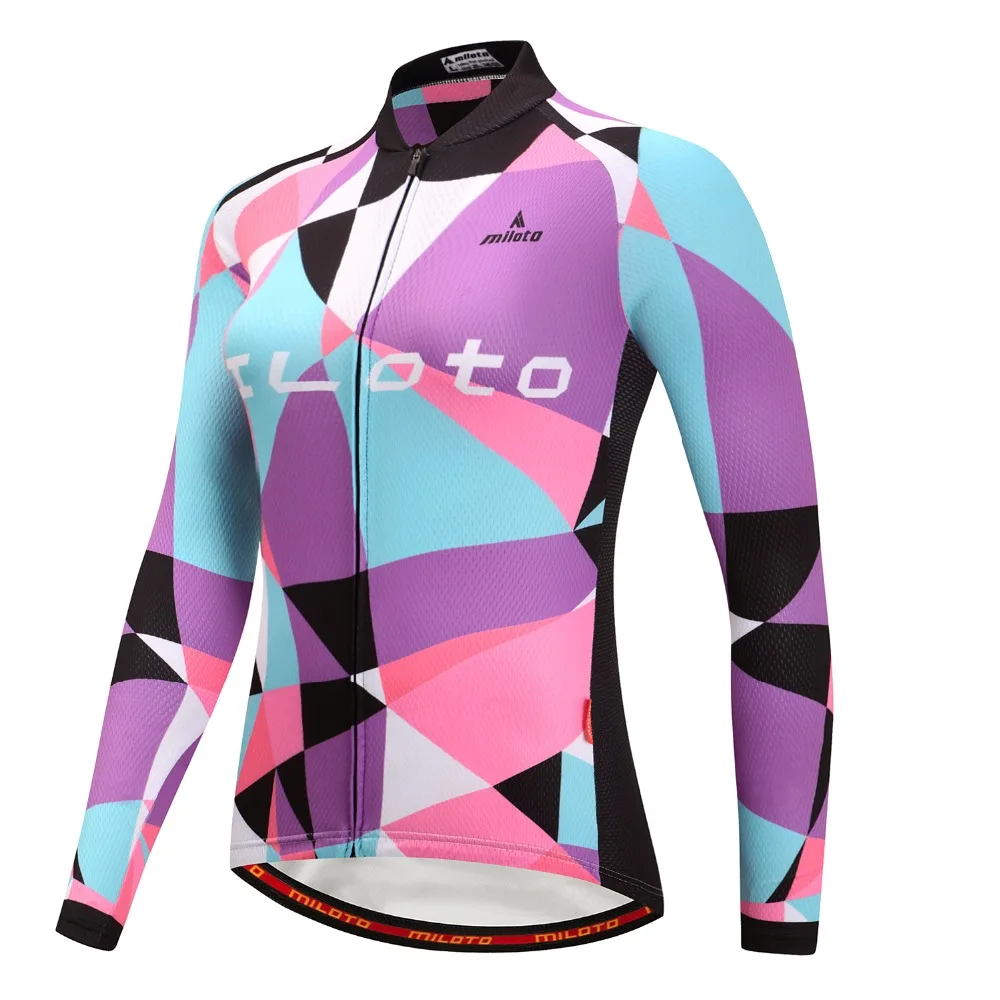 2020 MTB весна осень женская одежда с длинным рукавом для велоспорта Pro Team Mountain Road