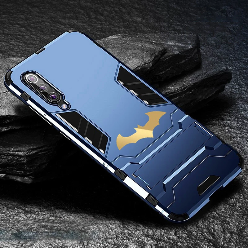 Blue With Bat Бэтмен чехол с подставкой Чехол для samsung Galaxy A70 A50 A40 A30 M20 M10 J6 J8 A6 A7 A8 плюс Чехол s противоударный чехол из ТПУ+ прочная крышка - Цвет: Blue With Bat