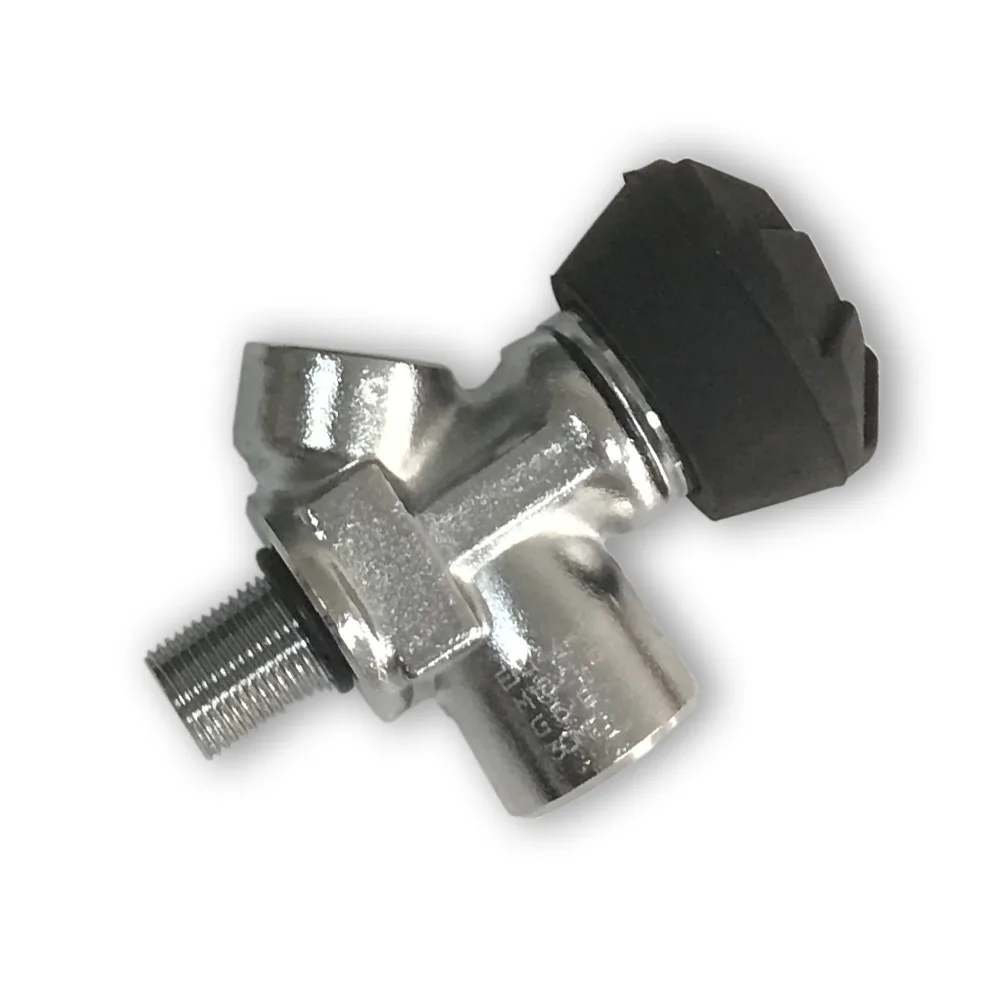 AC931 Pcp Gauge Valve 30Mpa 4500Psi Hpa Carbon Fiber Cylinder Air Tank Valve Gas Cylinder Valve For Scuba Diving Equipment