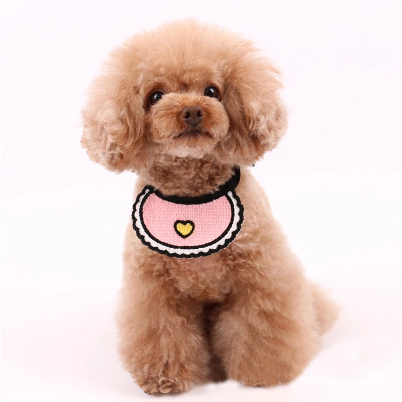 Нагрудники в форме французского бульдога с сердечками аксессуары для домашних