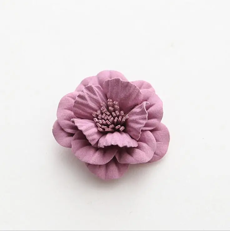 5 шт./лот корейский микрофибра тиснение 3D цветок DIY аксессуары бутик свадебное