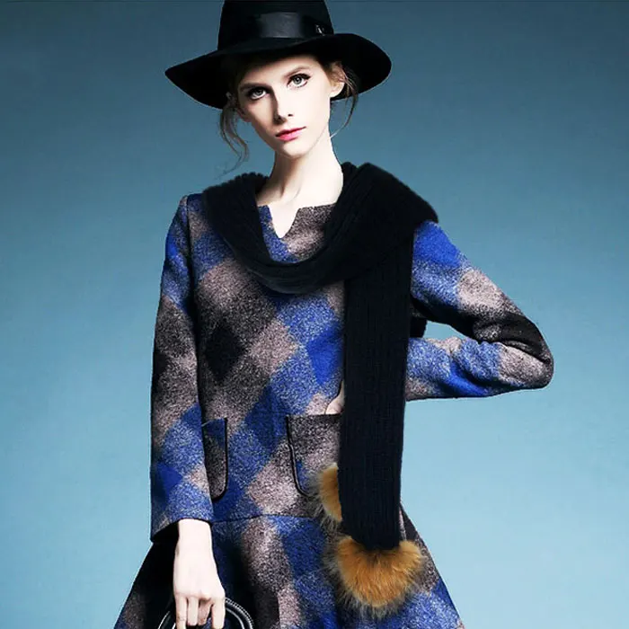 новая классика 2014 длинный шарф полосой different декоративных картина передней и