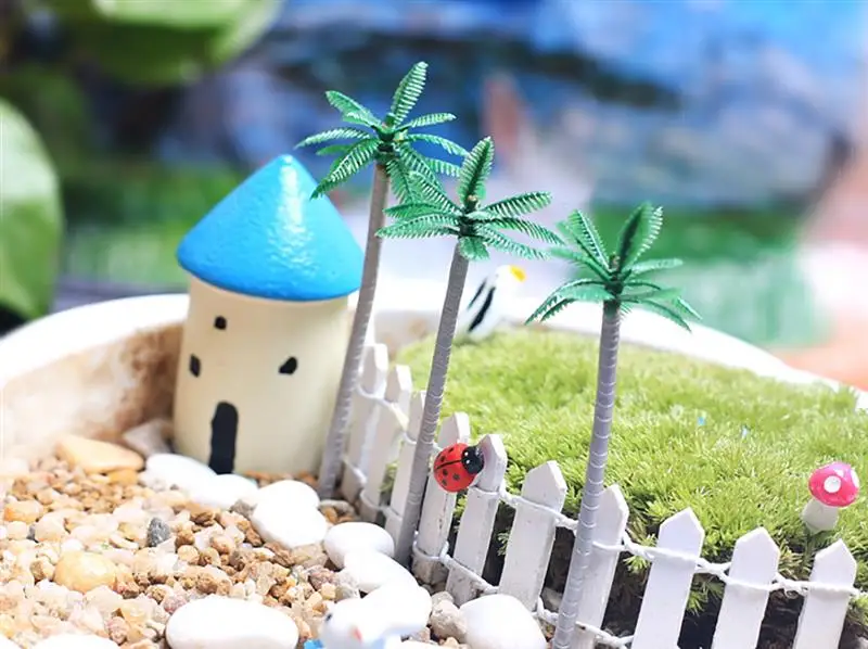 Мини искусственное дерево мох модное DIY растение домашнее декоративное | Дом и