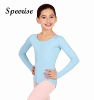 speerise child long sleeve gymnastics leotards girls spandex leotard bodysuit ballet dance costumes for kids