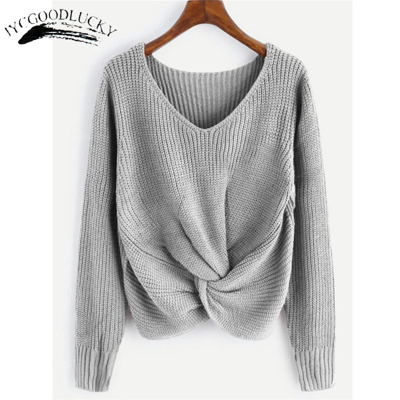 Cross Stylish Sweater For Women V-Neck Long Sleeve Knitting Christmas Pullovers Female Casual All Matches Sweaters | Женская одежда