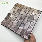 3D мраморный рельефный узор Ретро плитка настенная наклейка кухонный шкаф ванная плитка настенные наклейки домашний декор съемная ПВХ художественная роспись