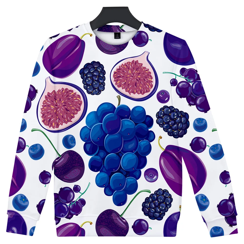 3D фруктовый пот забавная клубника кивифрукт Толстовка вишня ананас арбуз