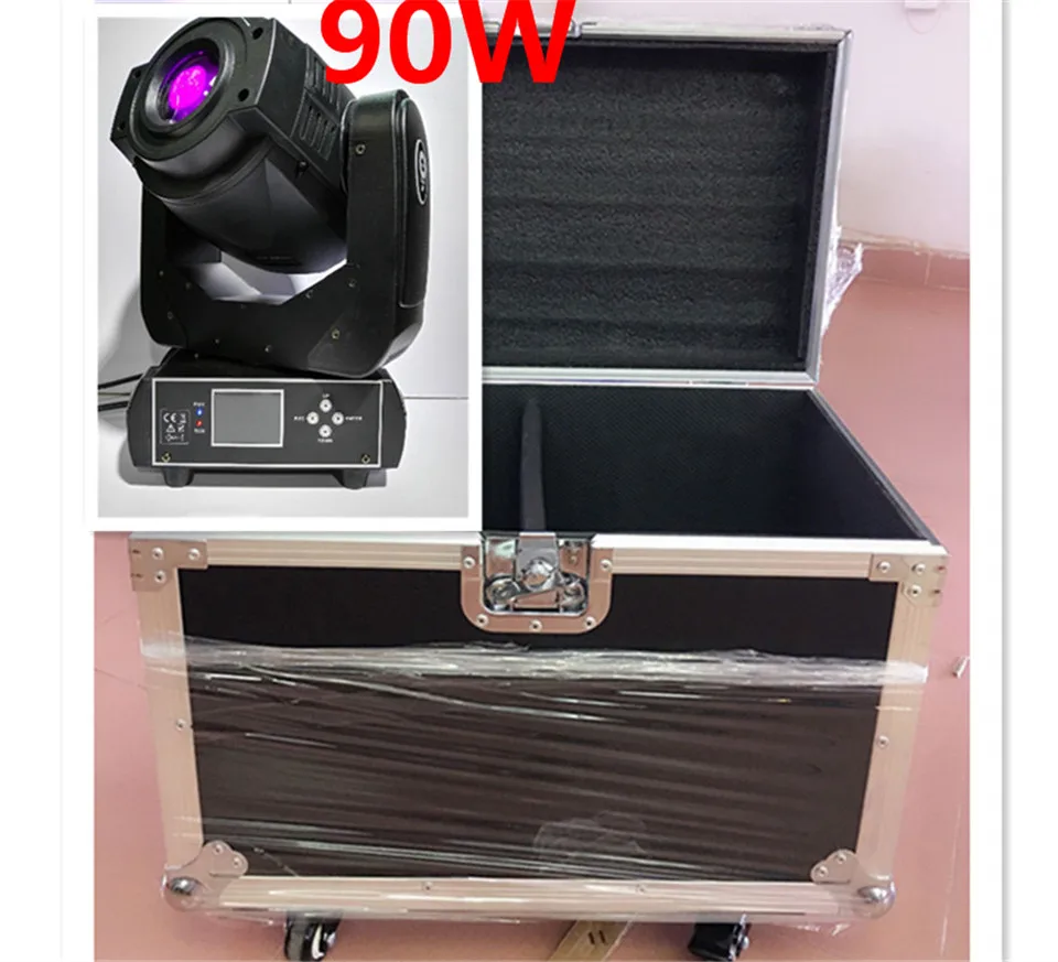 2 шт. светодиодный прожектор 90 Вт 16DMX Вт|moving head flightcase|led moving90w led moving |