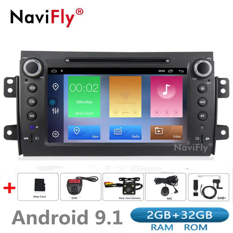 2din Android 9 1 2 + 32G Автомобильный мультимедийный dvd-плеер для Suzuki SX4 2006 2007 2008 2009 2010 2011