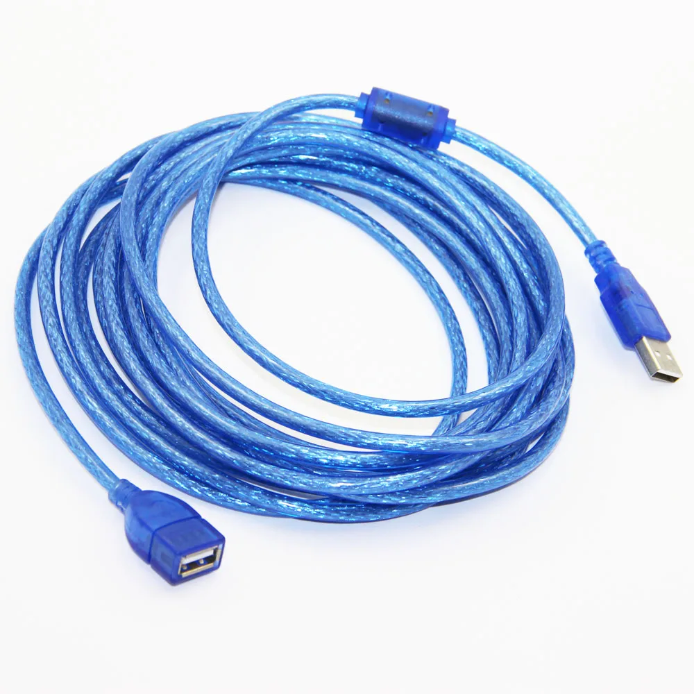 Bochara USB 2 0 Удлинительный кабель штекер гнездо M/F двойное экранирование (фольга +