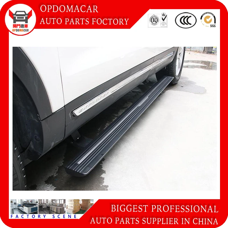 High quality aluminium alloy Automatic scaling Electric pedal side step running board for Explorer 2013 2014 2015 2016 2017 | Автомобили и