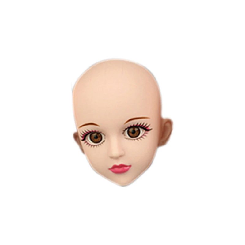brown eyes 1 шт. 3D настоящие глаза пластиковая голова для макияжа 1/4 BJD DIY кукла аксессуары для тела без макияжа игрушка Косплей Кукла для девочек игрушки - Цвет: brown eyes