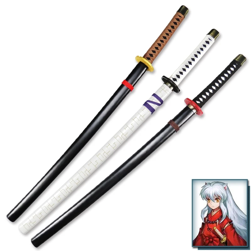 Inuyasha SesshoumaruTessaiga Tenseiga Bakusaiga деревянный меч для сцены реквизит аниме шоу