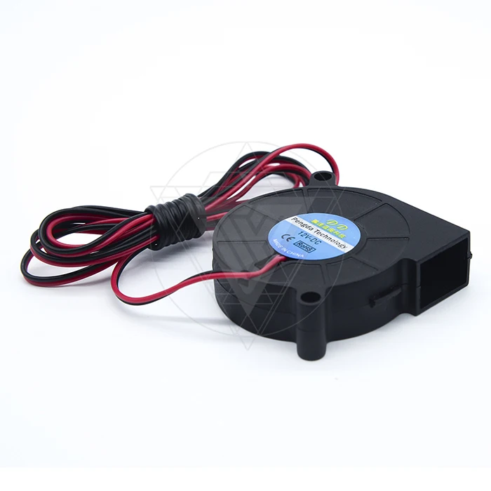 5015 50 мм радиальный вентилятор постоянного тока 12V/24V охлаждения турбовентилятора