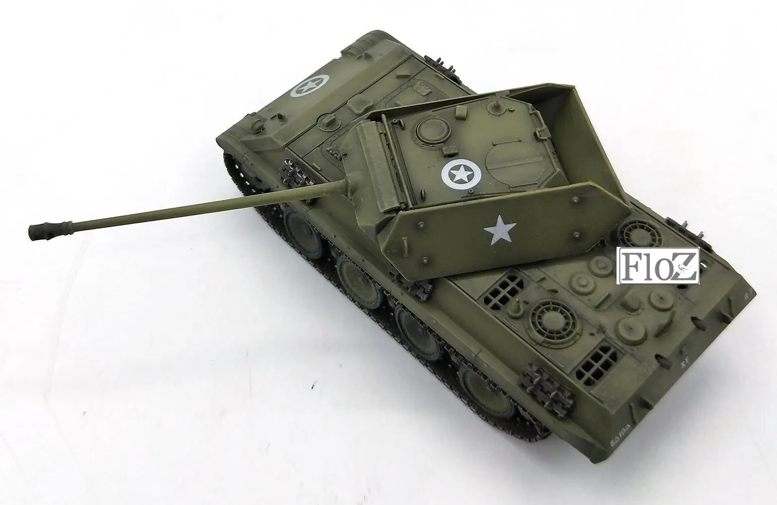Дракон Второй мировой войны немецкий Ersatz M10s-Пантеры в маскировке 1/72 Танк модель
