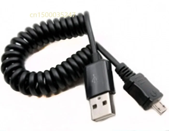Micro usb Spring charging line Android phone data cable V8 smart retractable | Электроника