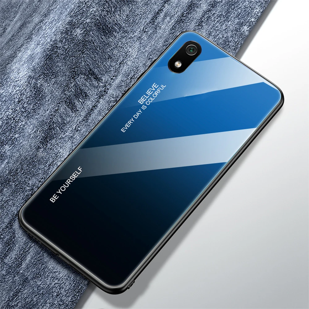 Жесткий Чехол для спортивной камеры Xiao mi Red mi 7A чехол закаленное Стекло полностью защищающий чехол мягкий тпт армированный чехол для телефона из поликарбоната и чехол для телефона на mi 9T Red mi k20 Pro 6A 7 A