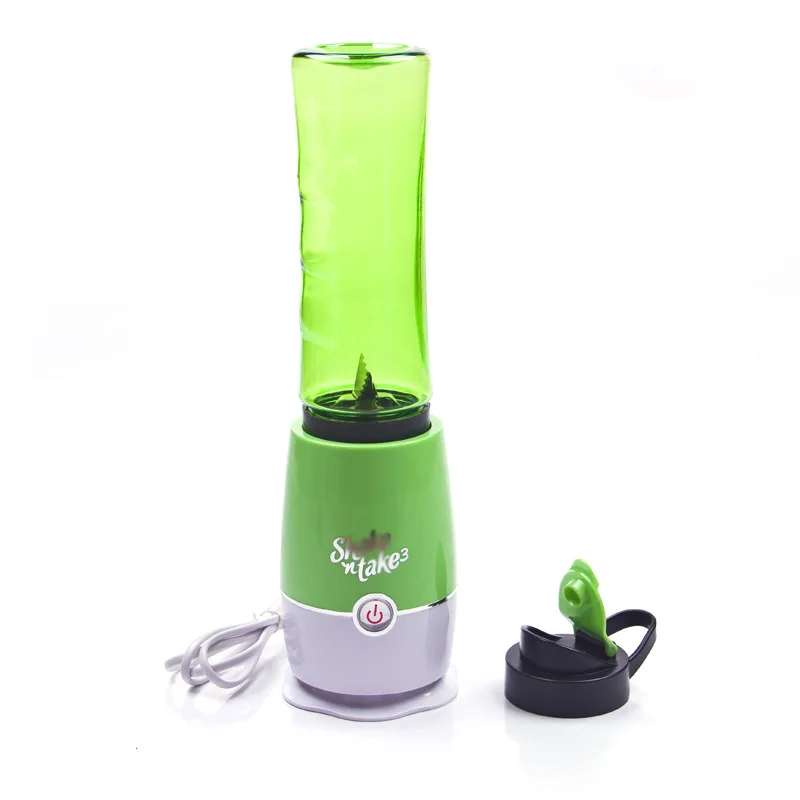 Green 500ml Summer Travel Multi function Portable Mini Electric Juicer Fruits Vegetables Blender DIY Drinks Maker Juice Extractor - Цвет: Green
