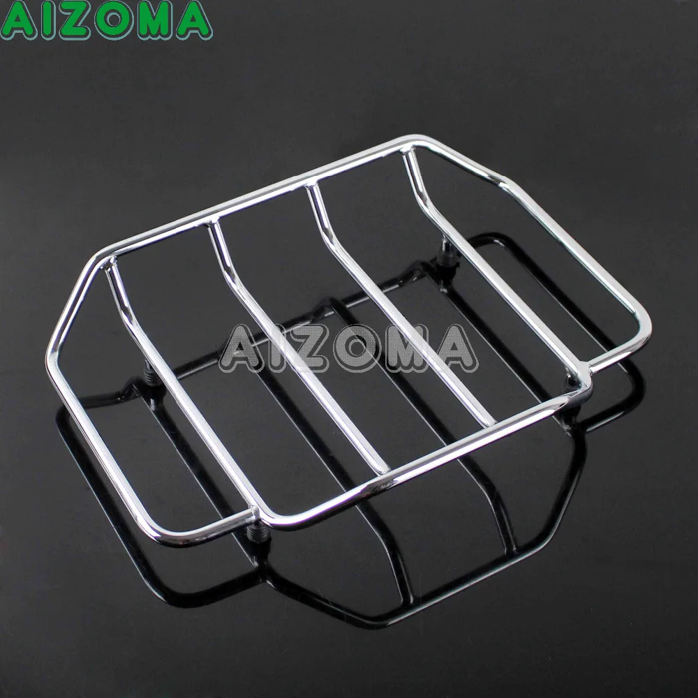 Хром мотоцикл тур пакет чемодан верхняя стойка для Harley Touring Electra Street Glide FLHT FLHR FLHS Road King FLH Road Glide