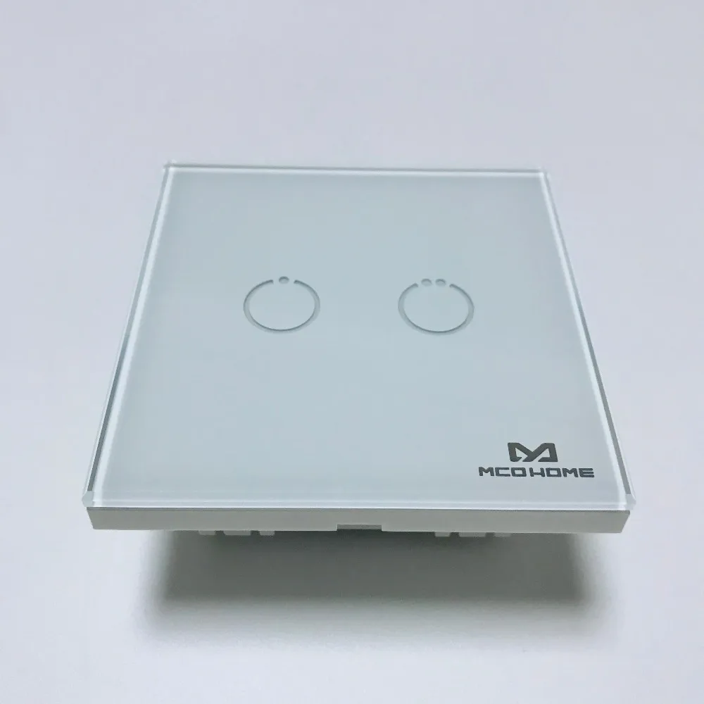 Домашнее использование Z wave plus вкл/выкл Сенсорная панель переключателя MCOHOME 1/2/4