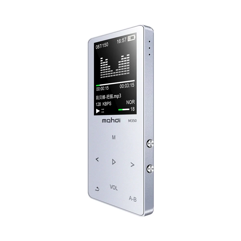 Металлический HIFI MP3 плеер без потерь 1 8 дюймов TFT сенсорный экран FM видео
