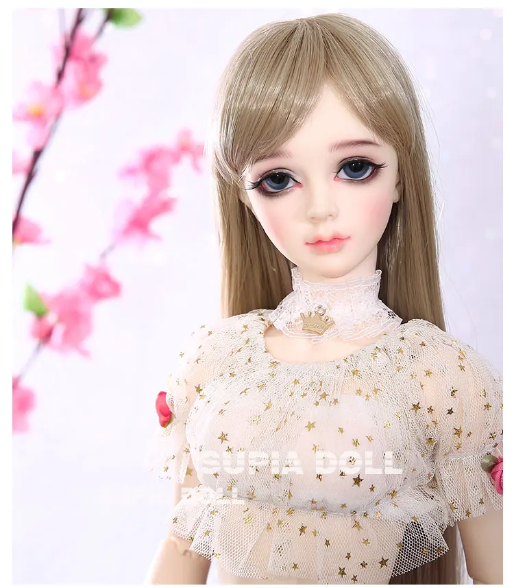 BJD SD куклы Supia Lina девушка 1/3 Смола Firgures Fullset Сказочная страна Dollmore Littlemonica Supergem с опциональными эльфийскими ушами