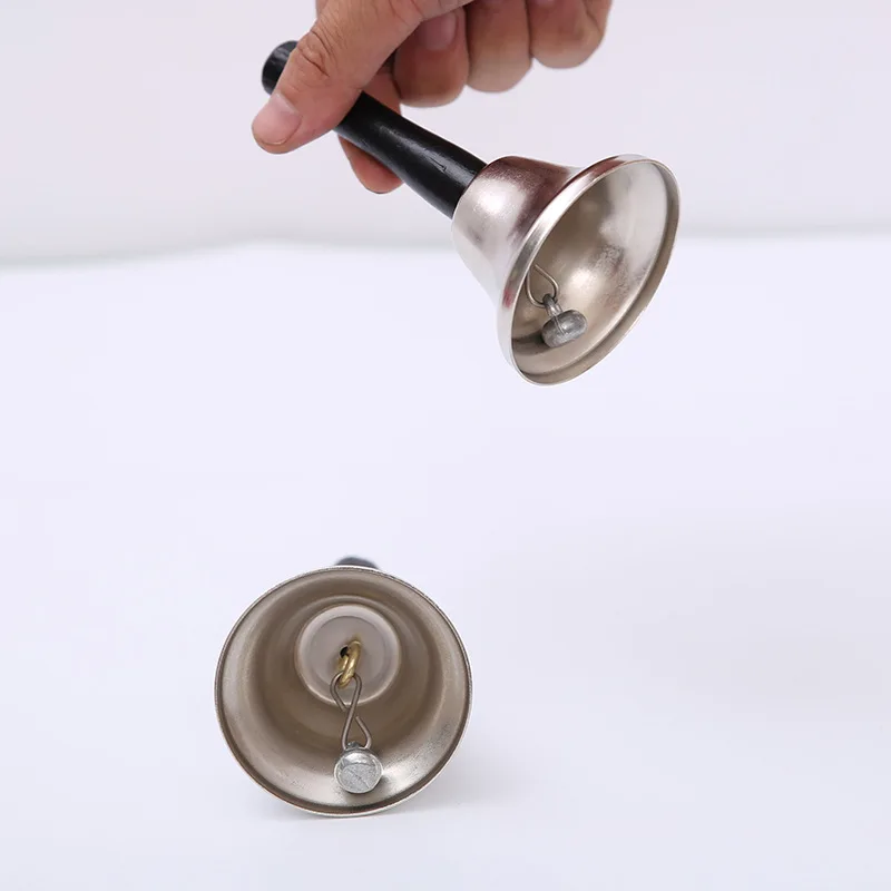 Рождественский ручной Колокольчик золотого и серебряного цвета вечерние