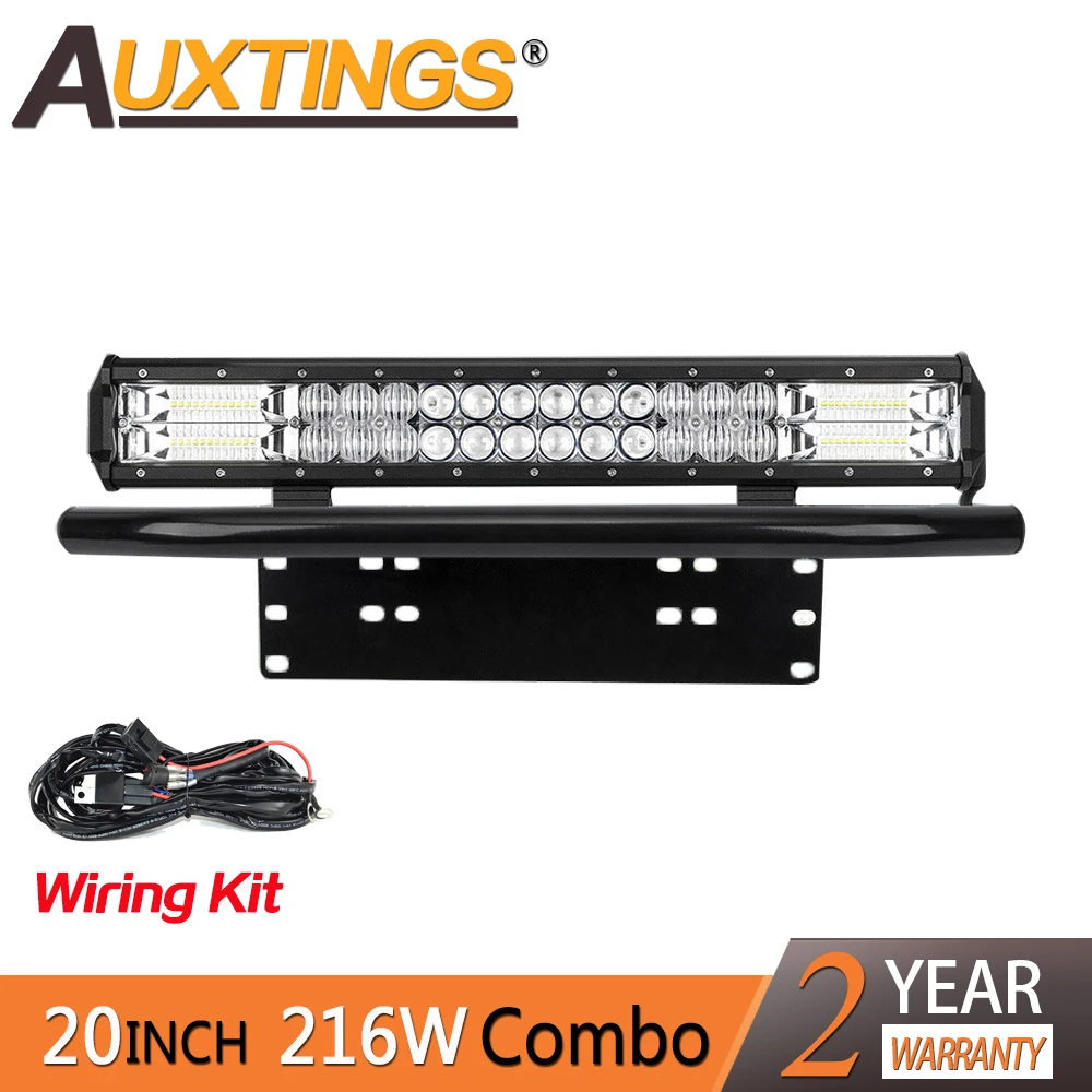 Auxtings Combo Beam 20 дюймов 216 Вт двухрядный IP67 Водонепроницаемый Автомобильный