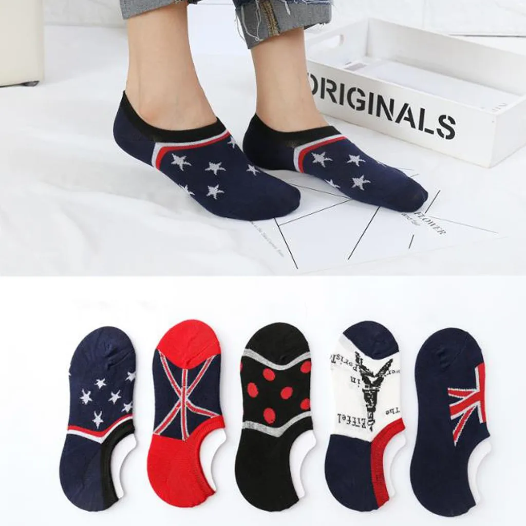 

2019 New Explosive socks flag that female print boat socks unisex print fashion skateboard comfortable socks 50*