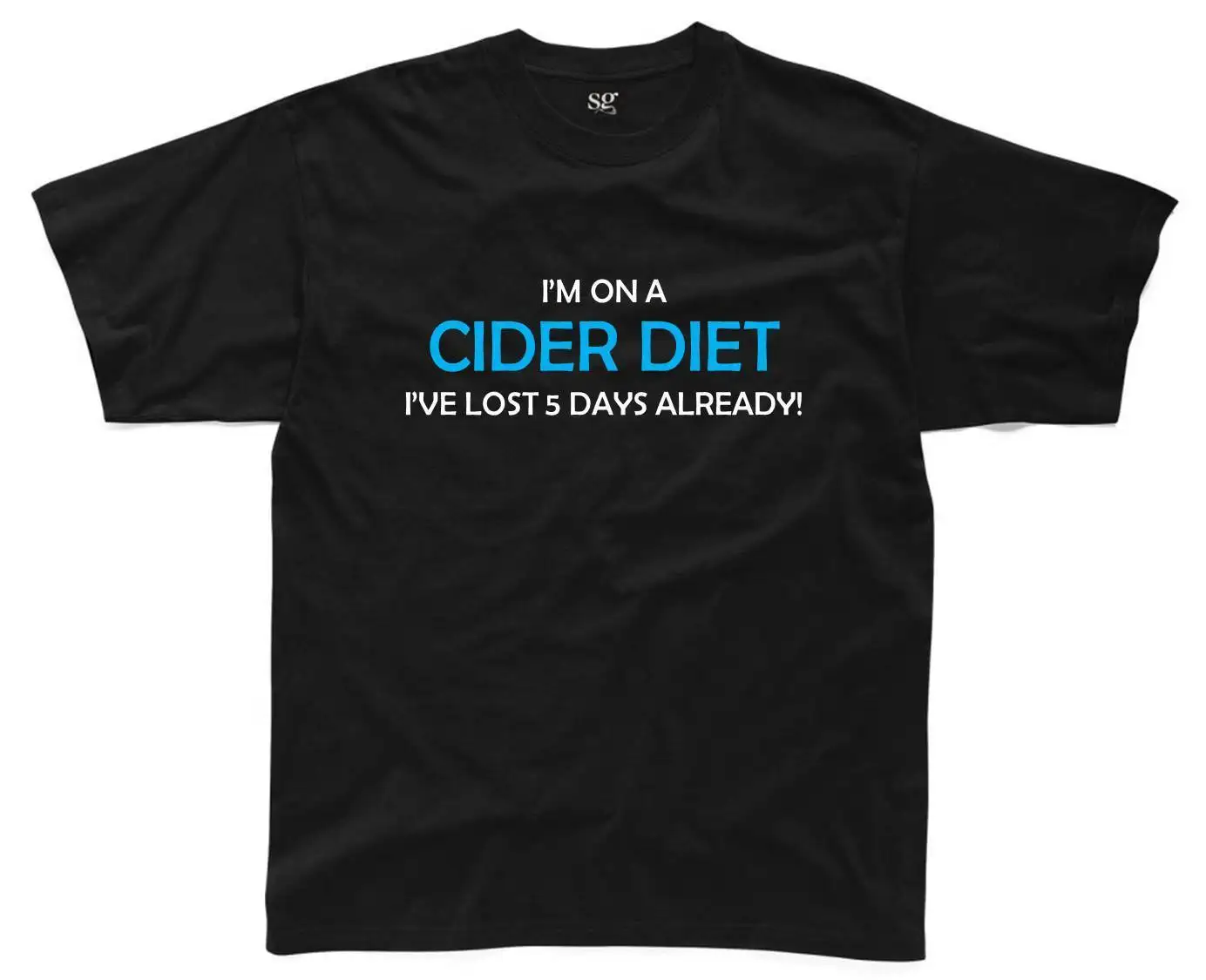 Я на сидерской диете... Мужская футболка Funny Забавный принт шутка алкогольный