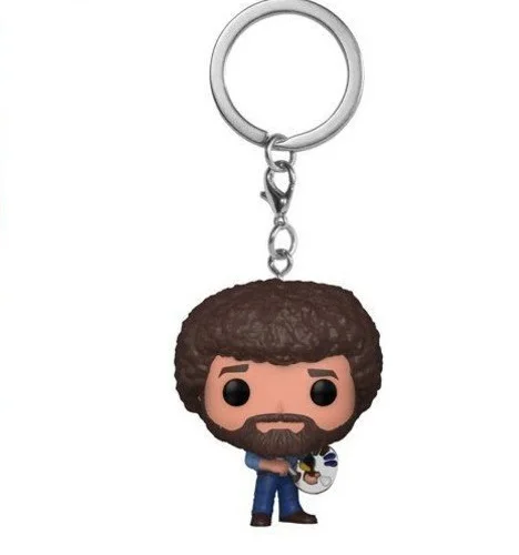 bob ross 50 шт./компл. брелок игрушка чудо-женщина Сейлор Мун очень странные дела Чаки baymax Dragon Ball Наруто-куклы - Цвет: bob ross