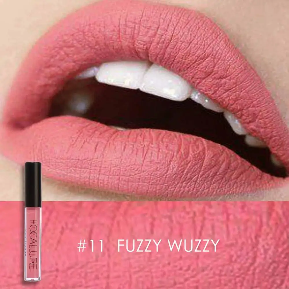 Focallure Matte блеск для губ, краска для губ, стойкая водостойкая жидкая Увлажняющая губная помада, красота, макияж - Цвет: 11