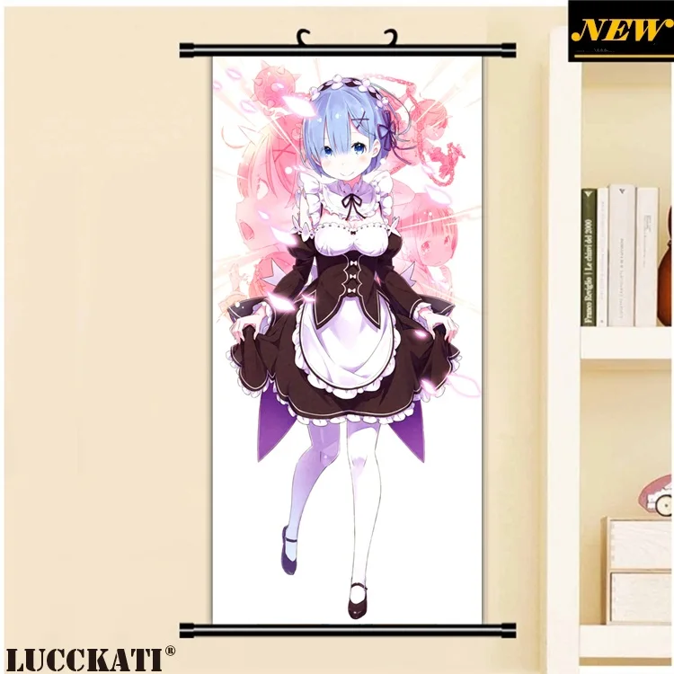 45x95 см re: ноль Hajimeru Isekai Seikatsu rezero rem лоли cameltoe мультфильм аниме стены картина