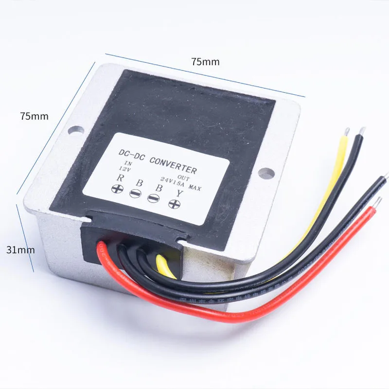 12V-24V 15A DC 12 В до 24 В 3A 5A 8A 10A 12A 15A повышающий преобразователь для автомобильных солнечных регуляторов напряжения - Цвет: 12V-24V 15A
