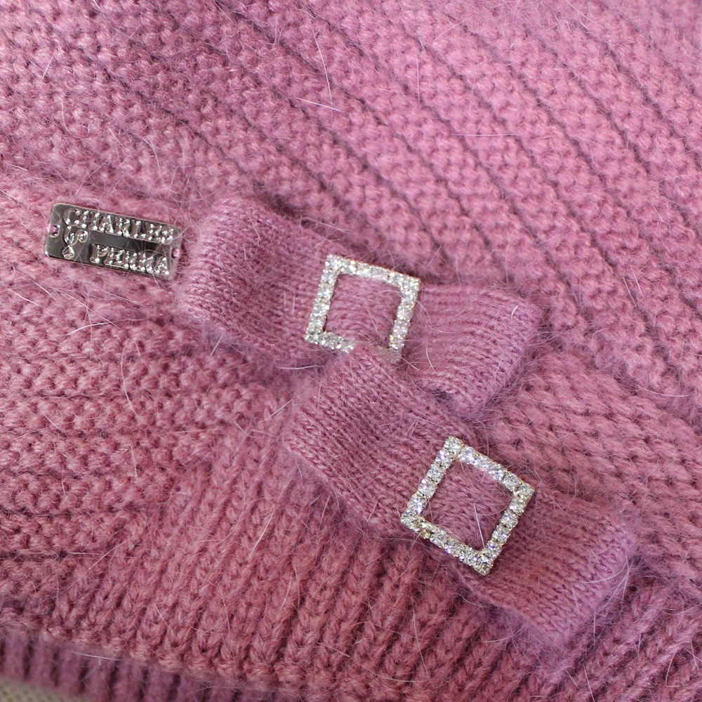 Новинка женская шапка на осень и зиму зимние облегающие шапки вязаные для женщин