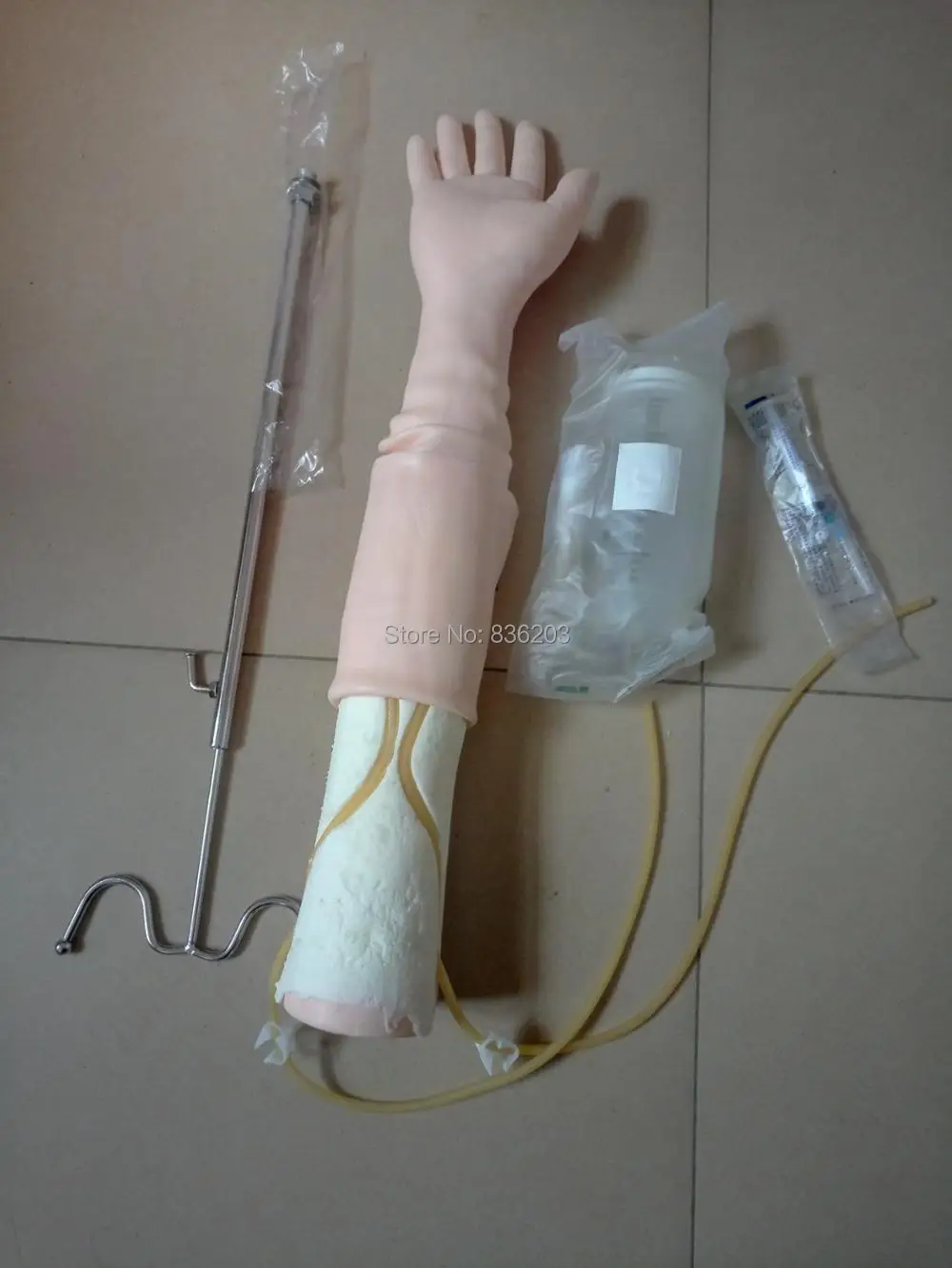 Жизненный размер анатомическая IV флеботомия Venipuncture тренировка рука инъекция