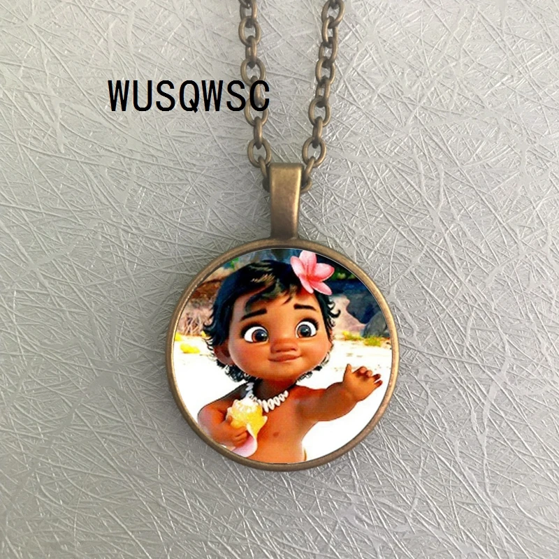 WUSQWSC милый ребенок Моана принцесса Легенда ожерелье маленький маг Круглое