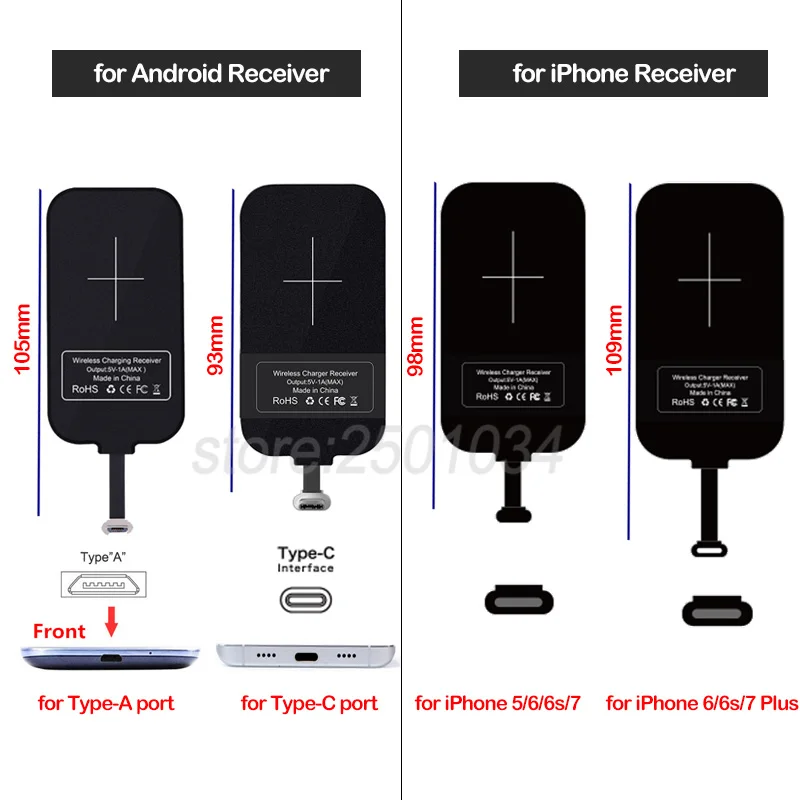 Nillkin Qi Беспроводная зарядка для iPhone 6 7 Plus зарядная панель + usb приемник порта Lightning