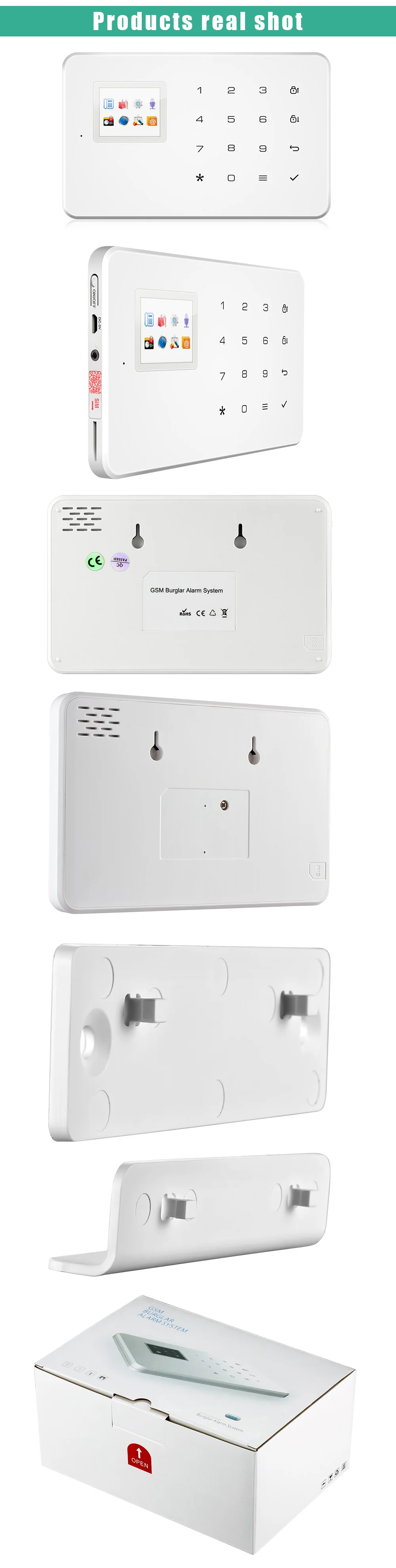 KERUI G183 3g Беспроводная GSM WCDMA домашняя система охранной сигнализации приложение управление с детектором движения датчик двери охранная сигнализация