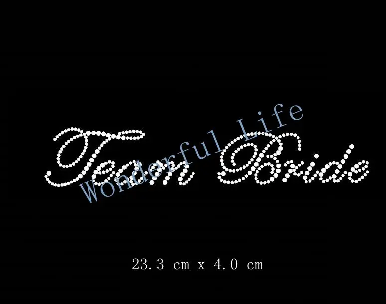 Бесплатная доставка для свадебной команды невесты со стразами железные на