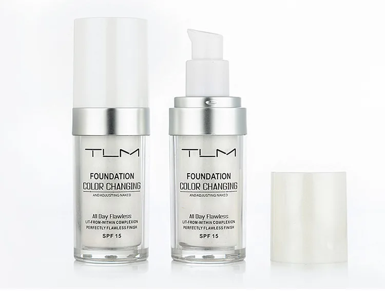 30ml TLM Foundation Makeup Color Changing Liquid Matte High Coverage Concealer Cream Base maquiagem DropShip | Красота и здоровье