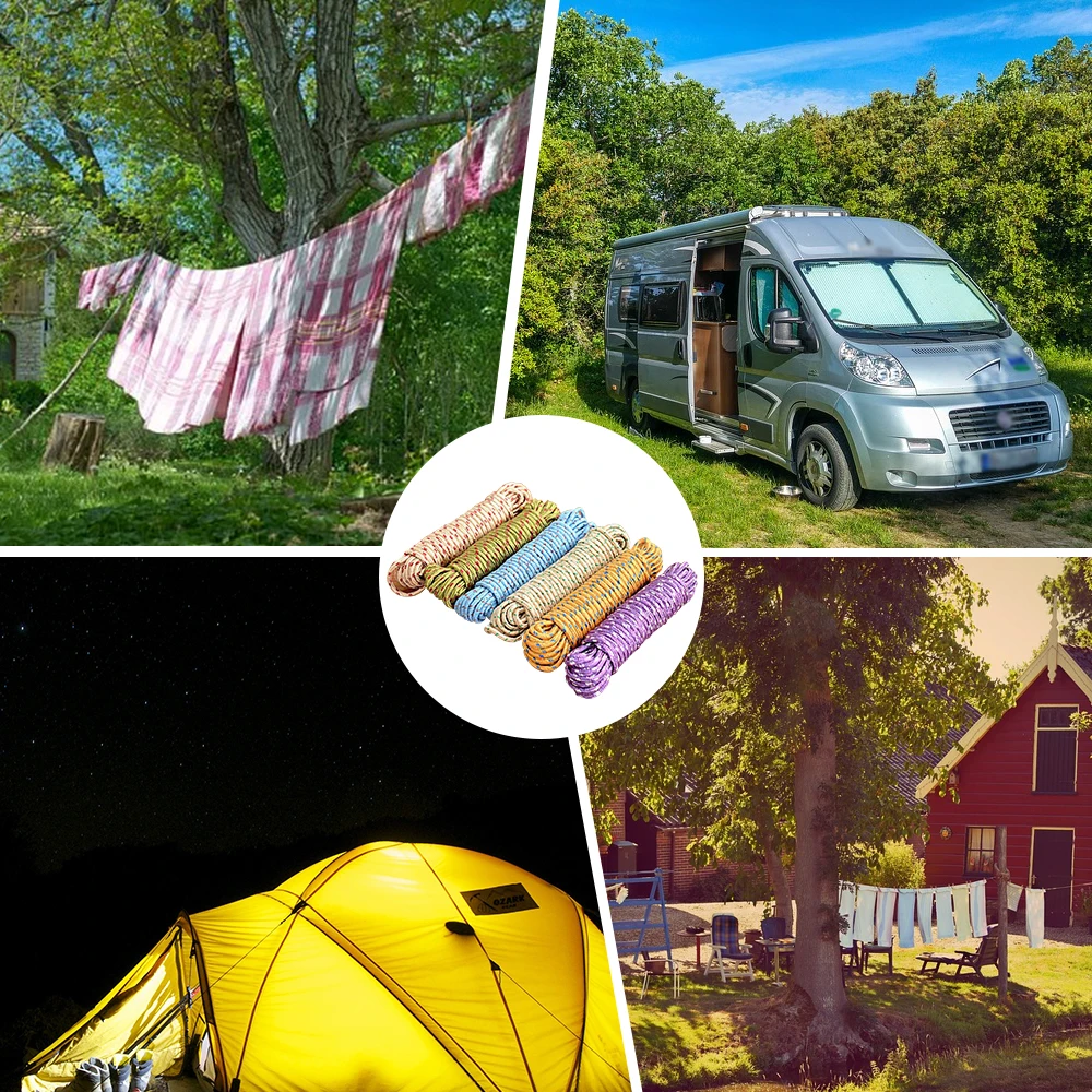 10 м сушилка для белья нейлоновая веревка крепкая подвесная сушильная одежда шнур