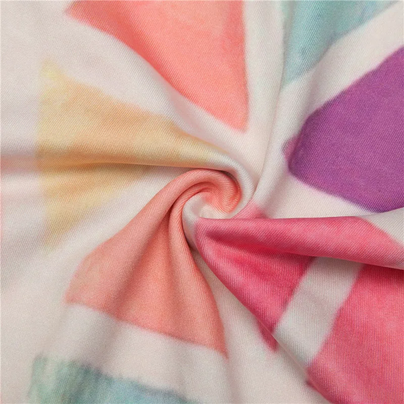 Красочные женские леггинсы с принтом Traingles сексуальные штаны для фитнеса